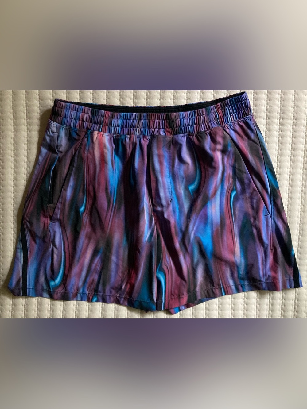Lululemon Pace Breaker Athletic Shorts Men’s Medium Purple 5” Unlined Gym Yoga
